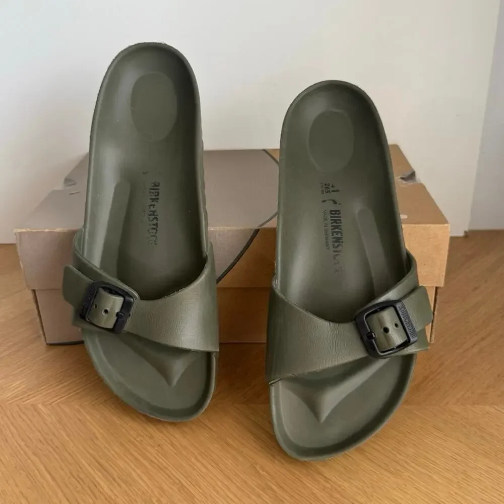 Birkenstock Madrid Eva ‘Forest Green’ Unisex Sandals- SZ Men 8- Women 10